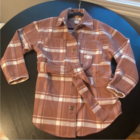 A New Day Plaid Shacket *FREE Gift!* - Picture 3 of 4